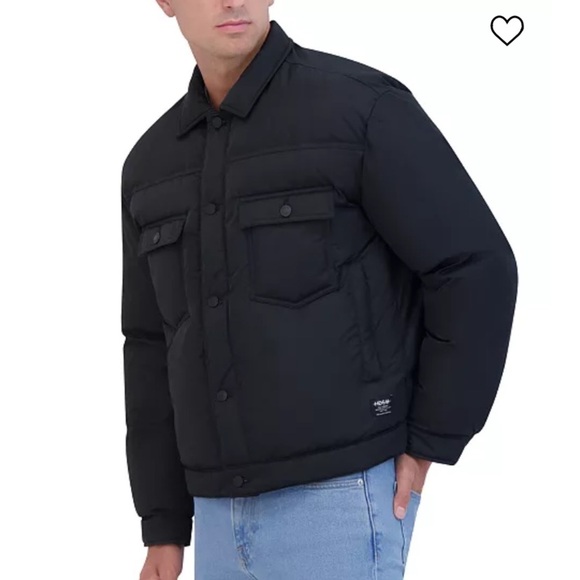 Hudson Puffer Trucker Jacket M - Picture 3 of 16